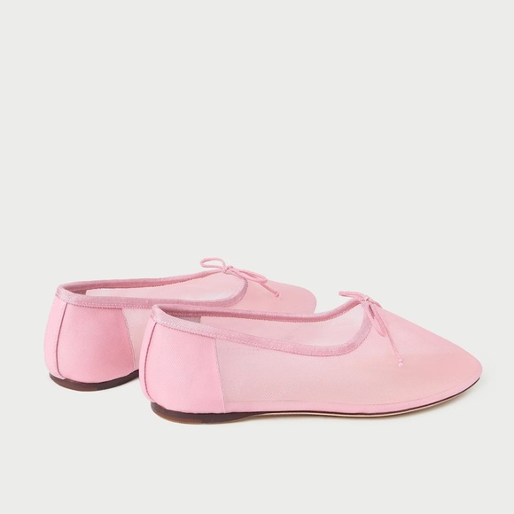 Loeffler Randall Landon Pink Mesh Ballet Flats - Picture 4 of 10